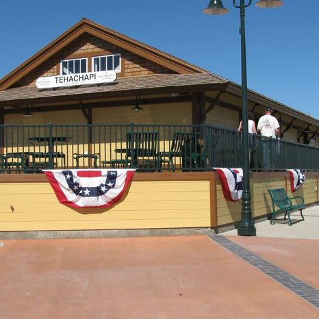 The historic Tehachapi Depot